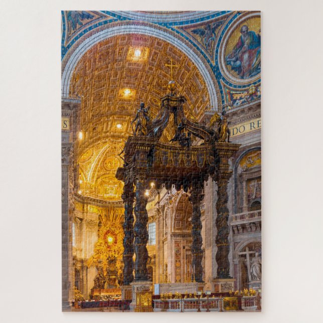 Basilica of Saint Peters Rome. Jigsaw Puzzle (Vertical)