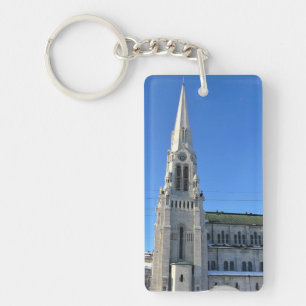 Basilica of Sainte Anne de Beaupre, Quebec, Canada Key Ring
