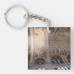 Basilica of Sainte Anne de Beaupre, Quebec, Canada Key Ring