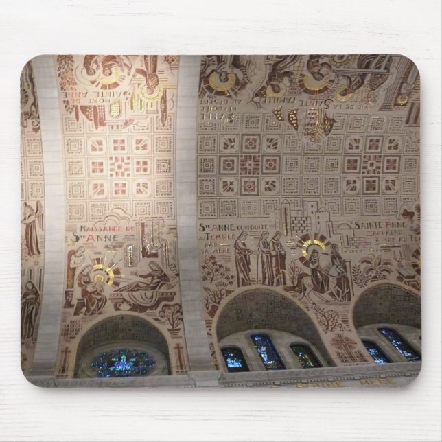 Basilica of Sainte Anne de Beaupre, Quebec, Canada Mouse Mat (Front)