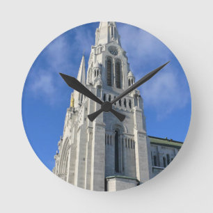 Basilica of Sainte Anne de Beaupre, Quebec, Canada Round Clock