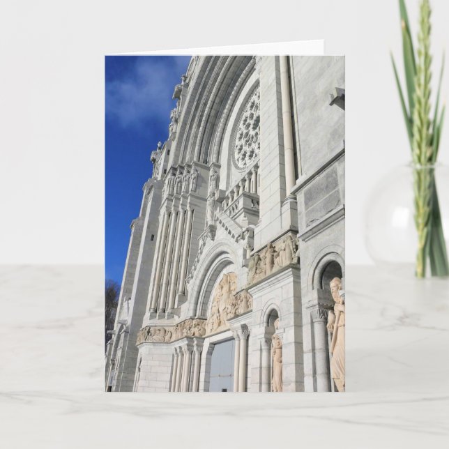 Basilica of Sainte Anne de Beaupre, Quebec, Canada Thank You Card (Front)