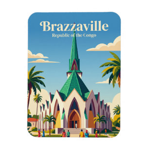 Basilica of St. Anne Republic of the Congo Magnet
