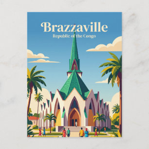 Basilica of St. Anne Republic of the Congo Postcard