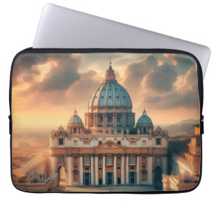 Basilica of St. Peter Italy Europe Travel Laptop Sleeve