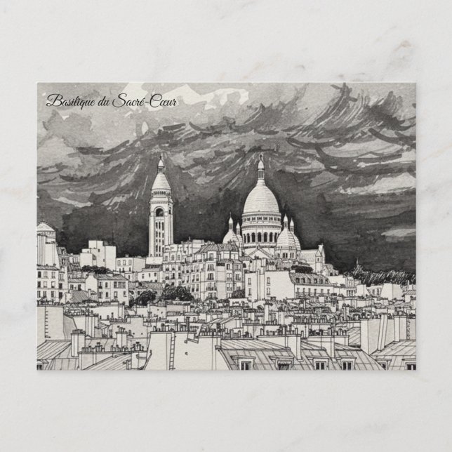 Basilique du Sacré-Cœur Postcard (Front)