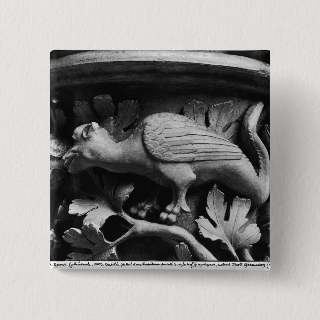 Basilisk 15 Cm Square Badge (Front)