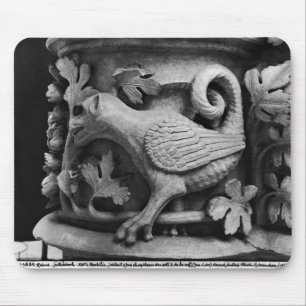Basilisk, capital from Cathedral of Notre Dame Mouse Mat