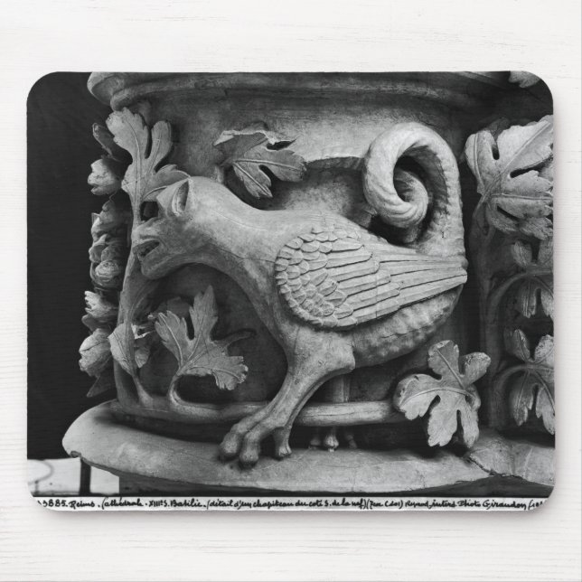 Basilisk, capital from Cathedral of Notre Dame Mouse Mat (Front)