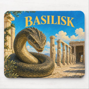 Basilisk, Gothic Fantasy Monster Mouse Mat