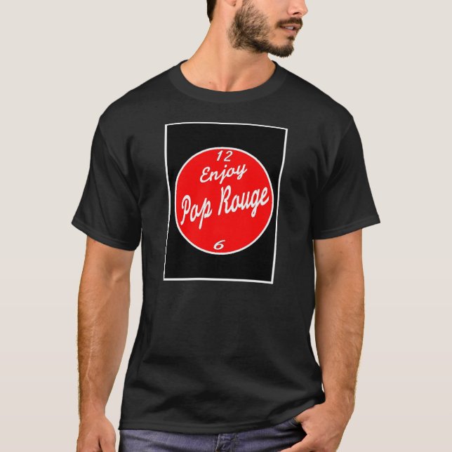 Basin St Soda Co Enjoy Pop Rouge T-Shirt (Front)