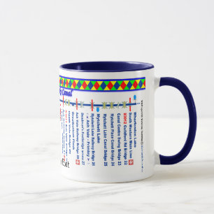Basingstoke Canal Route Map (2 of 2) Mug