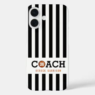 Baskeball Coach   Cool Sports Gifts iPhone 16 Case