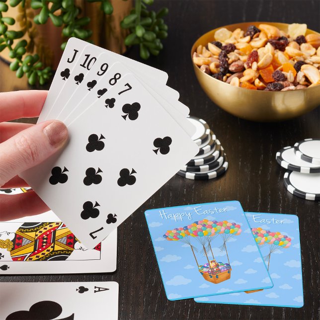 Basked Of Easter Eggs Playing Cards (Creator Uploaded)