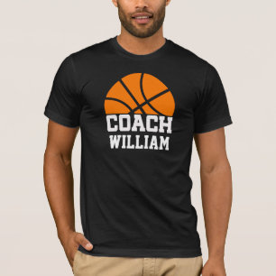 Basket Ball Coach Name Funny T-Shirt