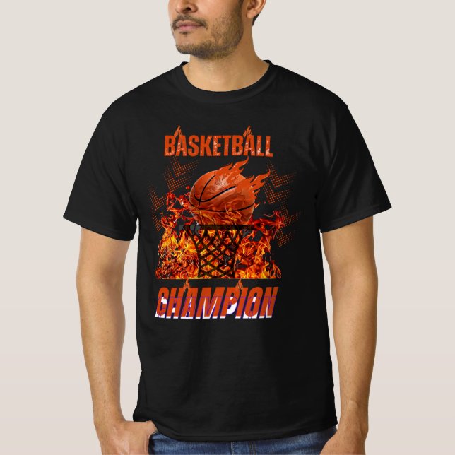 BASKET BALL DESIGN 4K  T-Shirt (Front)