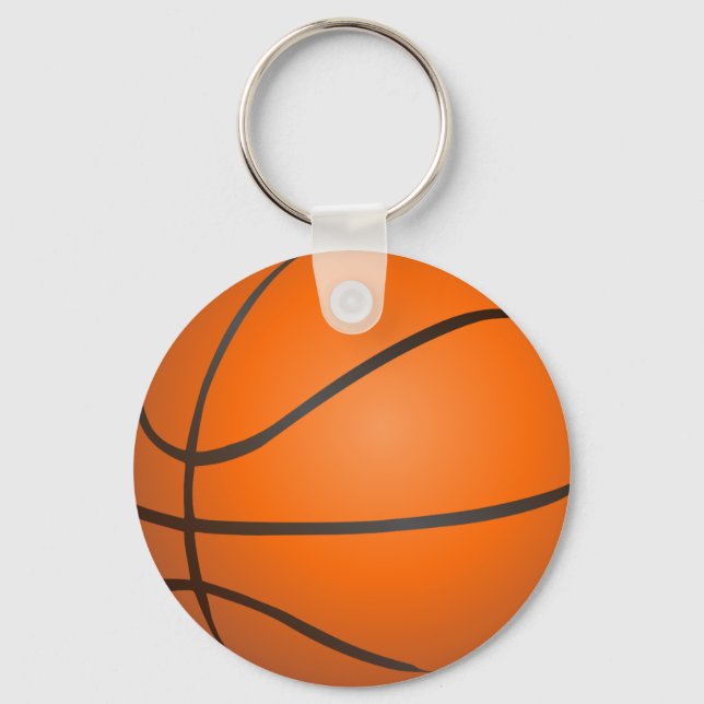 Basket Ball designed  Key Ring (Front)