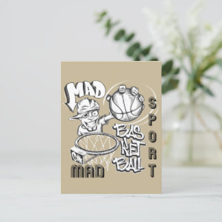 BASKET BALL SPORT  POSTCARD
