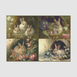 Basket Bunnies Tissue Paper