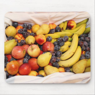 Basket Full Of Fruits Mouse Mat