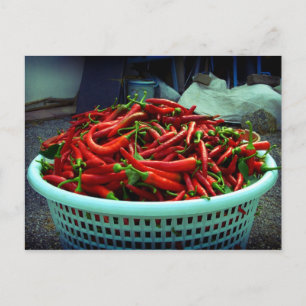 Basket full of heat postcard