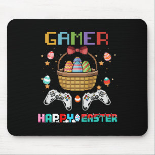 Basket Gamer Video Game Controller With Easter Egg Mouse Mat