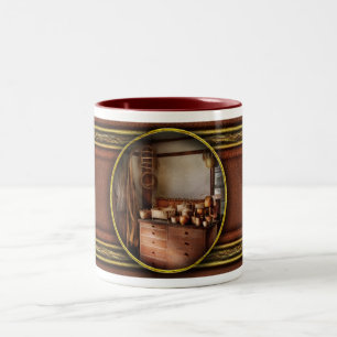 Basket Maker - The basket makers house Two-Tone Coffee Mug
