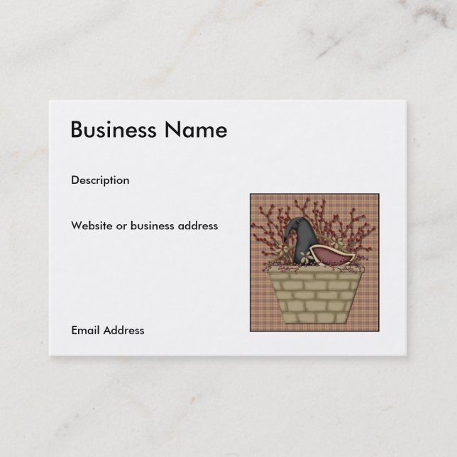 Basket 'O Crow Business Card (Front)