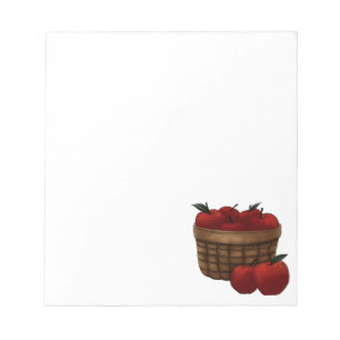 Basket of Apples Notepad