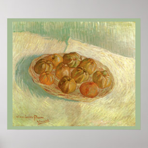 Basket of Apples still Life by Vincent van Gogh Poster
