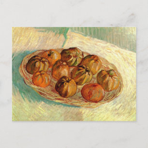 Basket of Apples to Pissarro by Vincent van Gogh Postcard