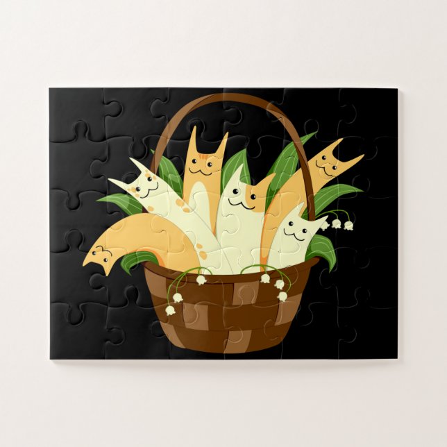 basket of cats puzzle  (Horizontal)