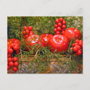 Basket of Christmas Cheer Postcard