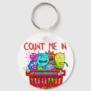 Basket of Deplorables, Count me in Key Ring
