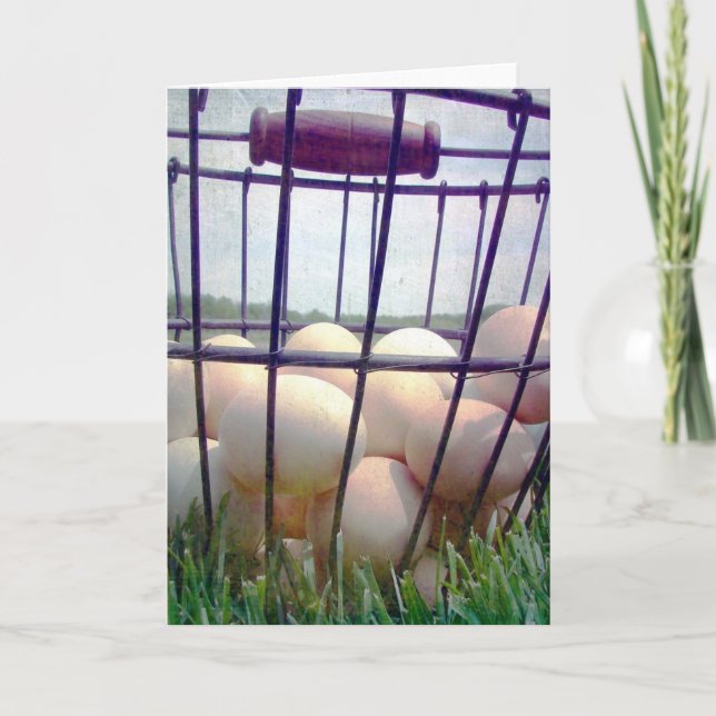 Basket of Eggs All Occasions  Card (Front)
