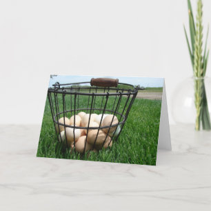 Basket of Eggs Card