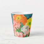 Basket of Flowers Latte Mug