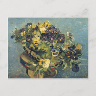 Basket of Pansies, Vincent Van Gogh Postcard