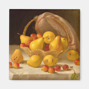 Basket of Pears and Crabapples Magnet