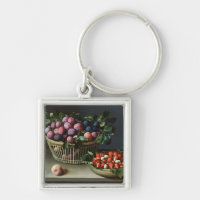 Basket of Plums and Basket of Strawberries, 1632