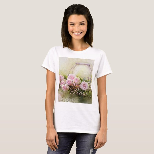 Basket of Roses T-Shirt (Front Full)
