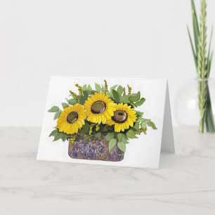 Basket of Sunshine Thinking of You Card
