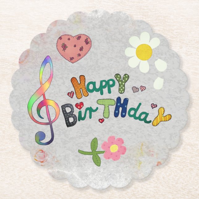 basket paper coaster (Front)