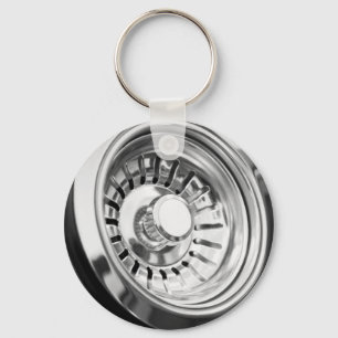 Basket strainer key ring