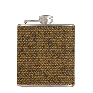 Basket Texture Hip Flask