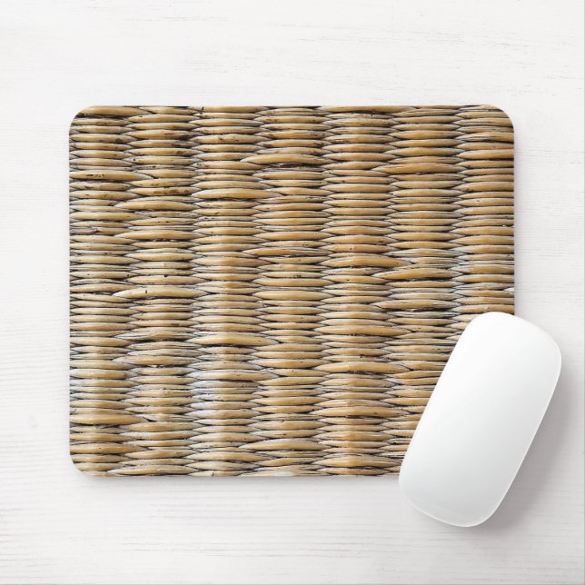 Basket Weave Macro Mouse Mat (With Mouse)