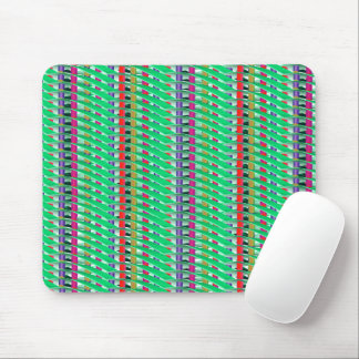 Basket Weave Mouse Pad - Easter Green