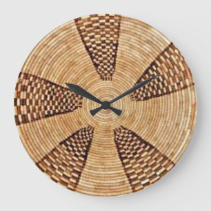 Basket Weave Wall Clock