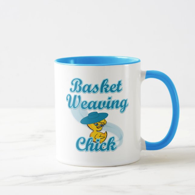 Basket Weaving Chick #3 Mug (Right)