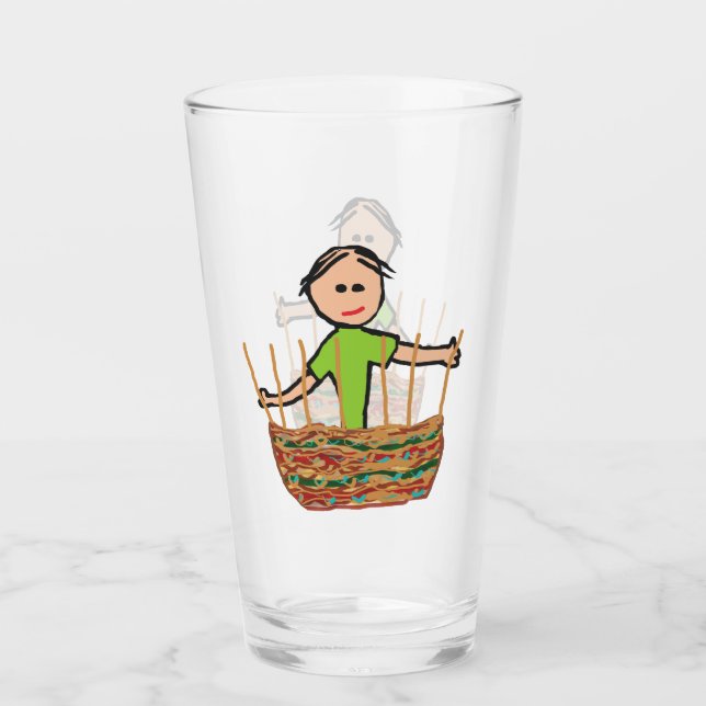 Basket Weaving Glass (Front)